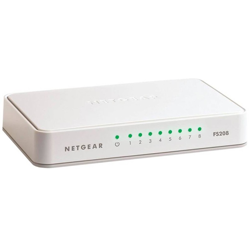 NETGEAR SWITCH 8-PORT 10/100 FS208 NETGEAR SWITCH 8-PORT 10/100 FS208