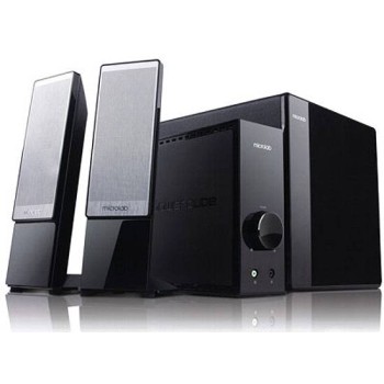 MICROLAB SPEAKERS 2.1 BLK/SILV FC362(10)