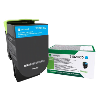 LEXMARK TONER 71B2HC0 HIGH CAPACITY CYAN