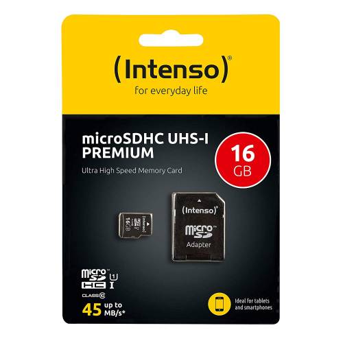 INTENSO MICRO SD CARD UHS-I 16GB PROFESSIONAL INTENSO MICRO SD CARD UHS-I 16GB PROFESSIONAL