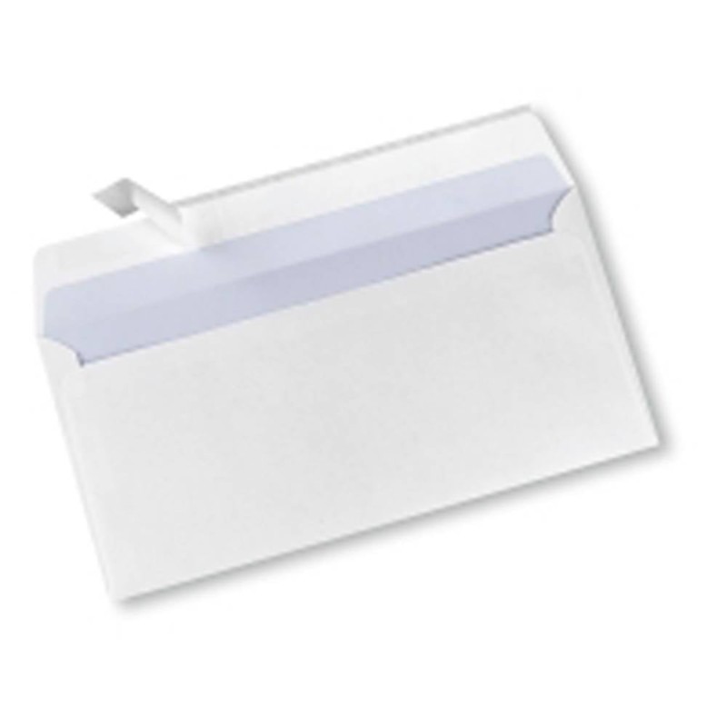 WHITE ENVELOPES 110X220MM B110220P/EV0188097 1000PCS WHITE ENVELOPES 110X220MM B110220P/EV0188097 1000PCS