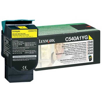 LEXMARK TONER C540A1Y YELLOW