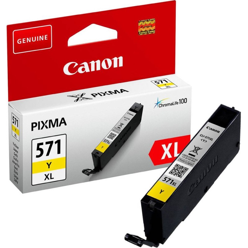 CANON Ink Cartridge 571XL Yellow CANON Ink Cartridge 571XL Yellow