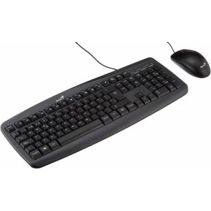 GENIUS Smart Combo Wired Set (KB&amp;amp;MOUSE) BLACK KM200/US/USB