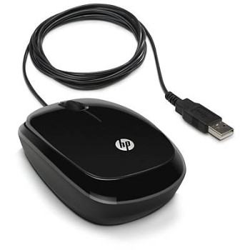 HP MOUSE WIRED X1200 BLACK