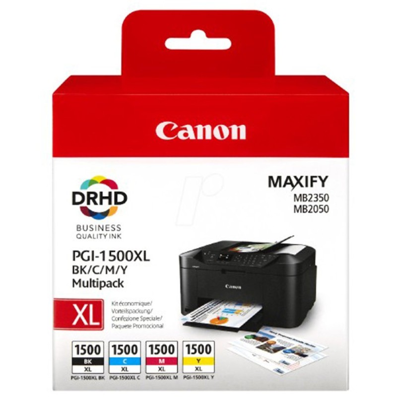 CANON INK CARTRIDGE PGI-1500XL MULTIPACK FOR MAXIFY SERIES CANON INK CARTRIDGE PGI-1500XL MULTIPACK FOR MAXIFY SERIES