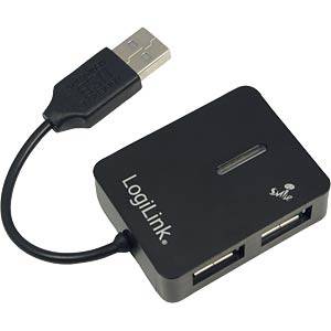 LOGILINK HUB 2.0 4-PORT SMILE BLACK UA0139