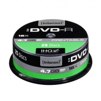 INTENSO DVD-R 4.7GB 16X PRINTABLE CAKE BOX 25