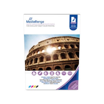MEDIARANGE PREMIUM MATTE A4 PHOTO PAPER 250GR A4 50SHEETS  MRINK112