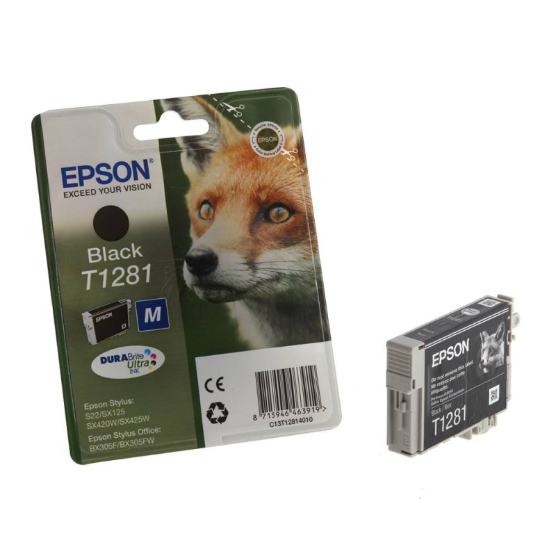 EPSON INK CARTRIDGE T1281 BLACK