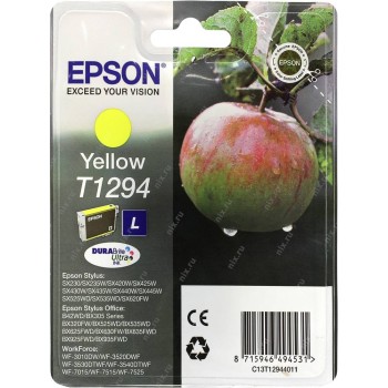 EPSON INK CARTRIDGE T1294 YELLOW