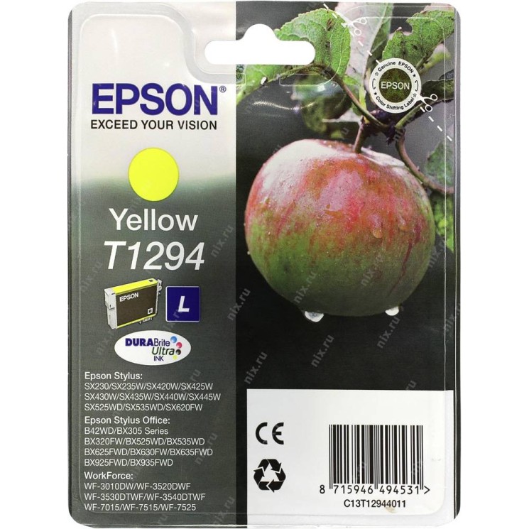 EPSON INK CARTRIDGE T1294 YELLOW