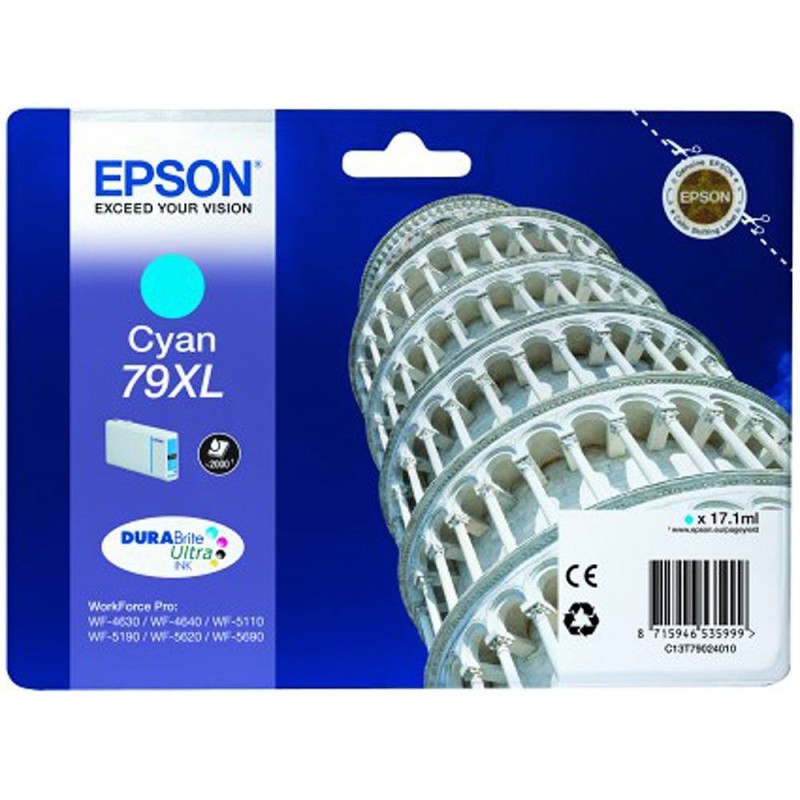 EPSON INK CARTRIDGE 79XL CYAN EPSON INK CARTRIDGE 79XL CYAN