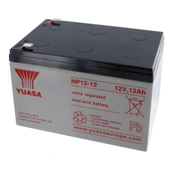 YUASA BATTERY 12V/12AHR YUASA BATTERY 12V/12AHR