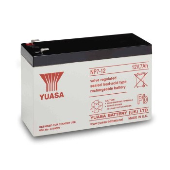 YUASA BATTERY 12V/7AHR