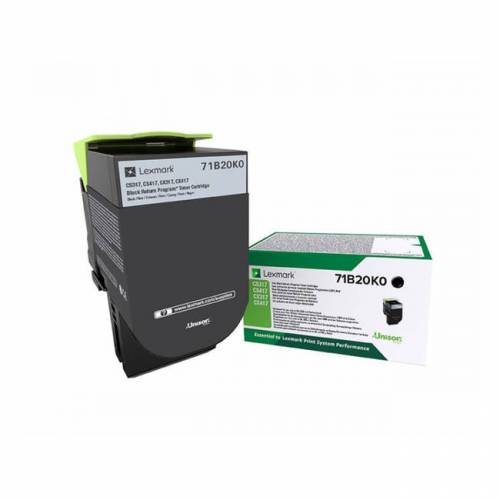 LEXMARK TONER 71B20K0 BLACK FOR CS317/417/517