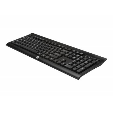 HP KEYBOARD W/LESS K2500 BLACK
