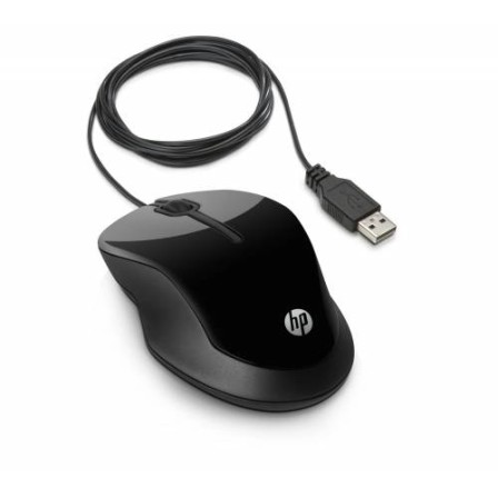 HP MOUSE WIRED X1500 BLACK