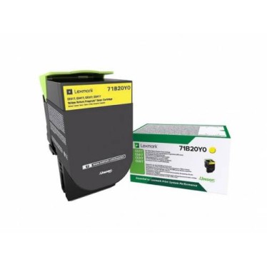 LEXMARK TONER 71B20Y0 YELLOW FOR CS317/417/517