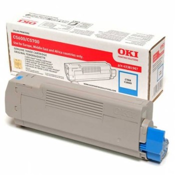 OKI TONER C5600/5700 CYAN N.6132