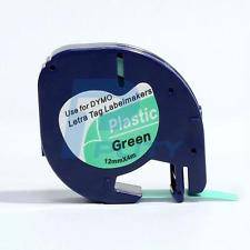 DYMO TAPE 12MMX4M GREEN 91204