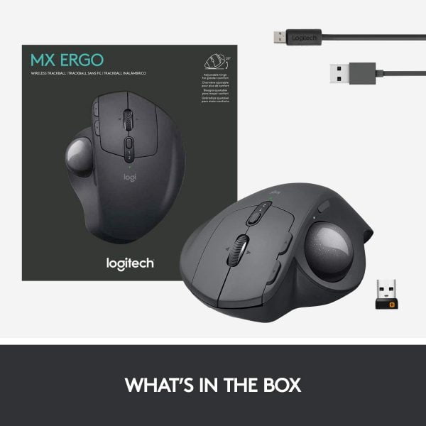 LOGITECH MOUSE MX ERGO BLACK