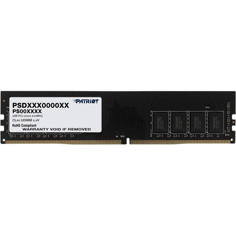 PATRIOT DDR4-DIMM 8GB 3200MHz PC4-25600 1R/1S PS001556 PSD48G320081