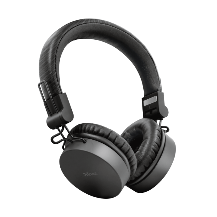TRUST TONES BLUETOOTH HEADPHONES WIRELESS BLACK 23551 TRUST TONES BLUETOOTH HEADPHONES WIRELESS BLACK 23551