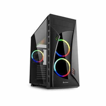 SHARKOON NightShark RGB PC Case (NIGHTSHARKRGB) (SHRNIGHTSHARKRGB) SHARKOON NightShark RGB PC Case (NIGHTSHARKRGB) (SHRNIGHTSHARKRGB)