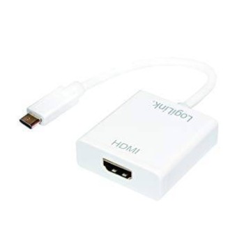 LOGILINK DISPLAYPORT 1.2 TO HDMI ADAPTER CV0057 WHITE
