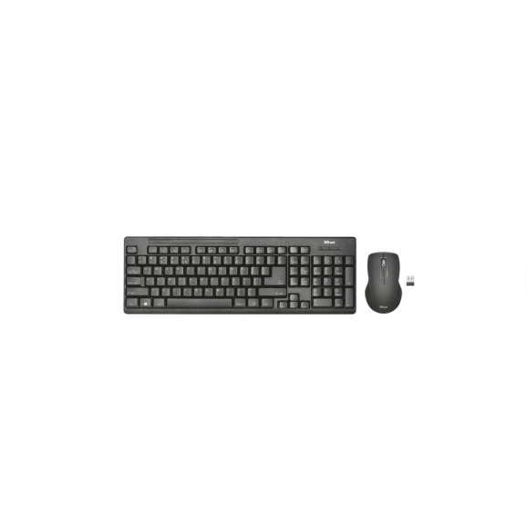 TRUST KEYBOARD & MOUSE COMBO ZIVA GR WIRELESS 22121 TRUST KEYBOARD & MOUSE COMBO ZIVA GR WIRELESS 22121