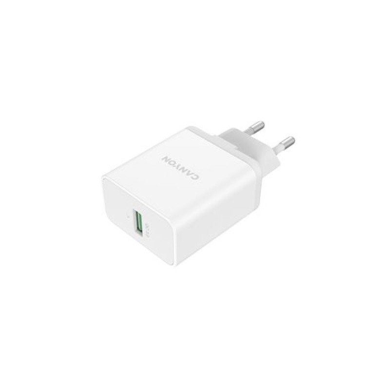 CANYON Wall Charger Quick Charge 3.0 H-24, 24W - CNE-CHA24W CANYON Wall Charger Quick Charge 3.0 H-24, 24W - CNE-CHA24W
