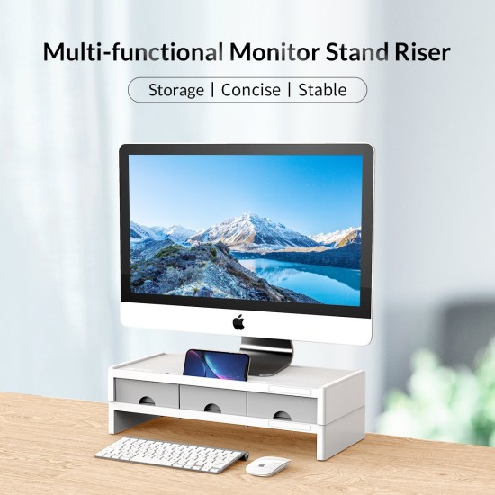 ORICO MONITOR STAND DOUBLE DECK WITH DRAWERS XT-02H