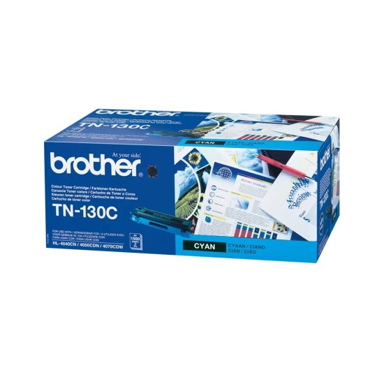 TN130C BROTHER CYAN TONER 1500P HL4040/4050/DCP9040/9042/MFC9440/9450/9840