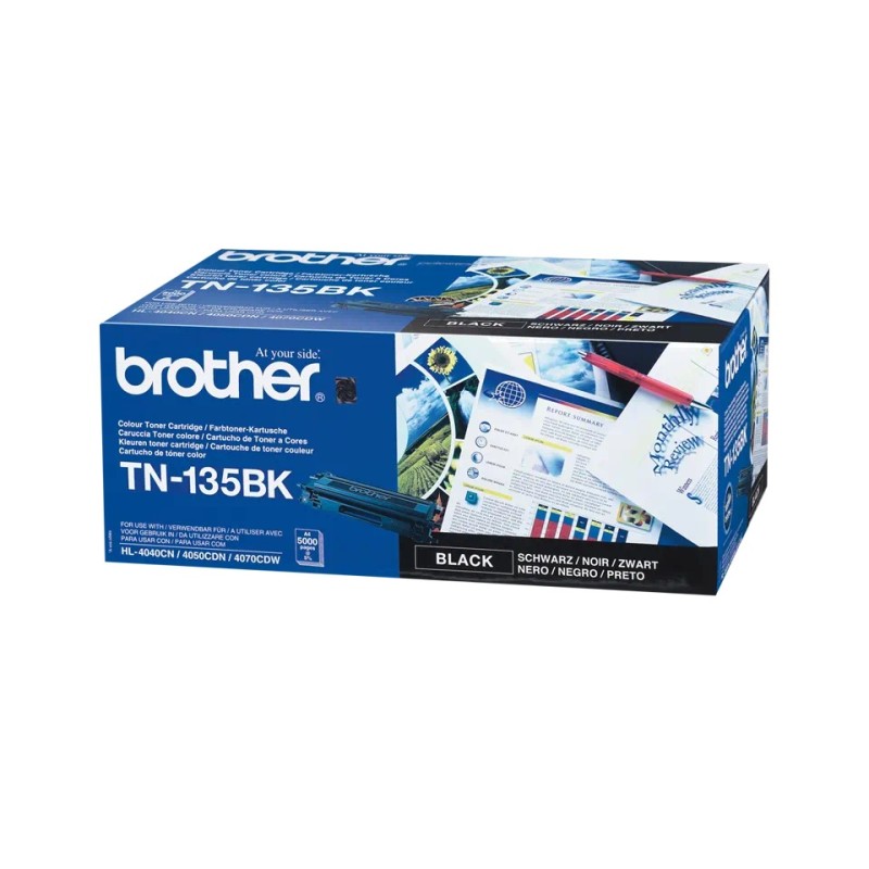 TN135BK(D) BROTHER BLACK TONER 5000P HL4040/4050/DCP9040/9042/MFC9440/9450/9840