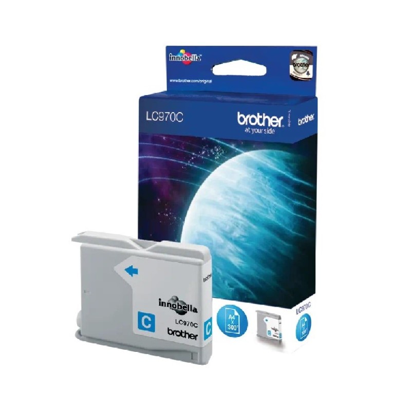 LC970C BROTHER CYAN INK 300P DCP135/150/153/157-MFC235/260 LC970C BROTHER CYAN INK 300P DCP135/150/153/157-MFC235/260