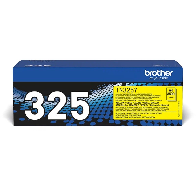 TN325Y BROTHER YELLOW TONER 3500P HL4140/4150/4570-DCP9055/9270 TN325Y BROTHER YELLOW TONER 3500P HL4140/4150/4570-DCP9055/9270