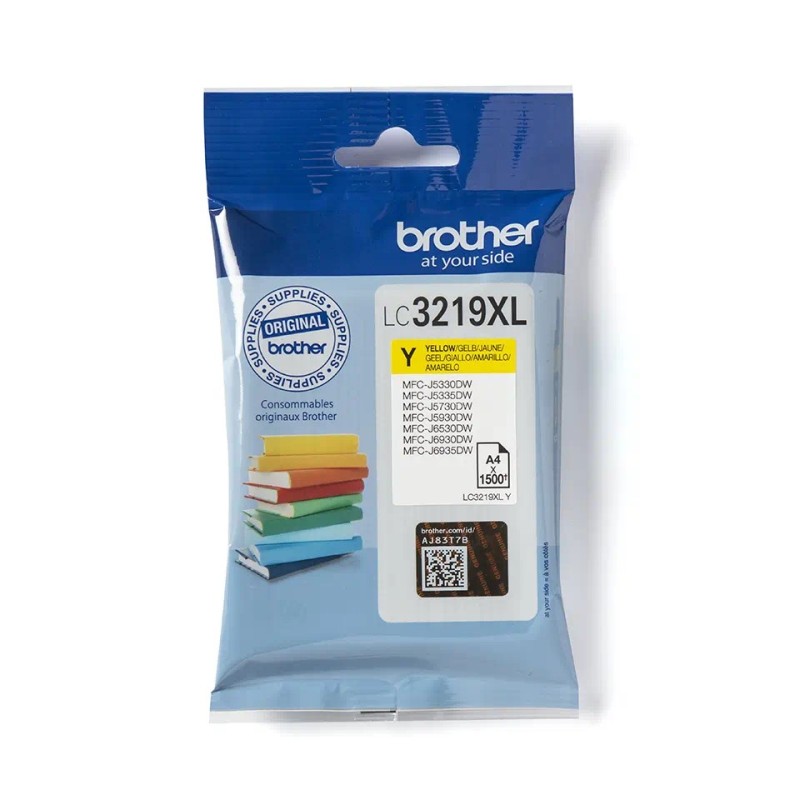 LC3219XLY BROTHER YELLOW INK 1500P MFC-J5330/5335/5730/5930/6530/6930/6935 LC3219XLY BROTHER YELLOW INK 1500P MFC-J5330/5335/5730/5930/6530/6930/6935