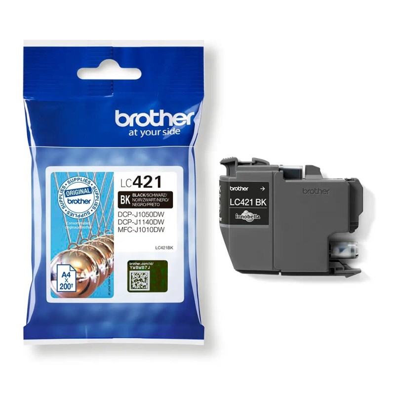 LC421BK Black ink cartridge 200 pages MFC-J1010DW