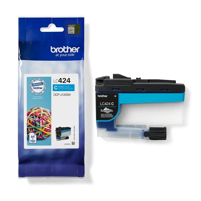 LC424C Cyan ink cartridge 750 pages DCP-J1200DW LC424C Cyan ink cartridge 750 pages DCP-J1200DW