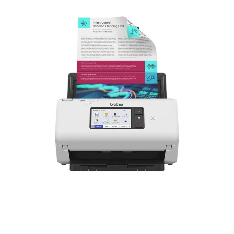 ADS4700W BROTHER Desktop document scanner Wireless & Ethernet
