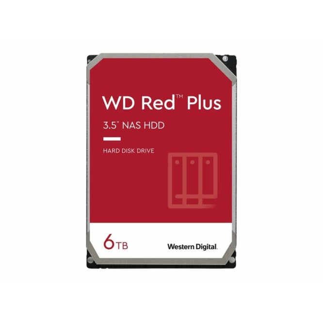 WESTERN DIGITAL HDD 6TB 3.5" SATA RED PLUS WD60EFPX