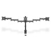 DIGITUS TRIPLE MONITOR CLAMP MOUNT 15-27" 3x8KG(MAX) DA-90362