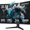 KOORUI GAMING CURVED (1500R)  MONITOR 32"  QHD 170Hz 1MS ULTRAWIDE HDMI/DP  3YW 1000:1 CONTRAST  G3221SC