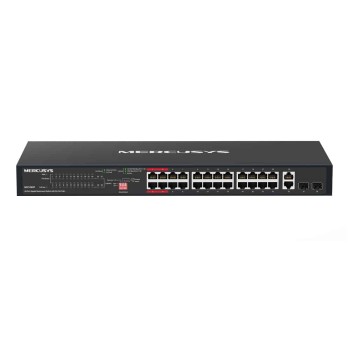 Mercusys 28-Port Gigabit Rackmount Switch with 24-Port PoE+ - MS128GP